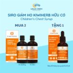 NS- Siro Kiwiherb Children’s Organic Chest Syrup New Zealand 100ml (0-12 tuổi)
